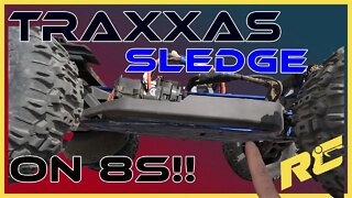 Traxxas Sledge on 8S. How did it do?