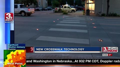 New crosswalk safety device in Papillion