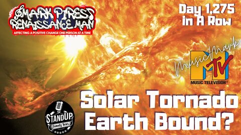 A Solar Tornado Large Enough To Swallow The Earth Explodes On The Sun!