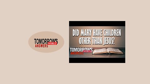 Did Mary Have Children Other Than Jesus?