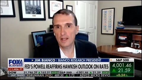 Jim Bianco joins Fox Business to discuss Fed Chair Powell's remarks on inflation, job growth, crypto