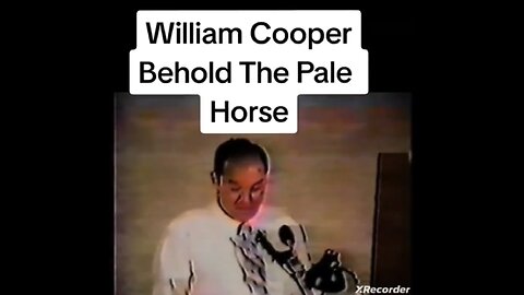 WILLIAM COOPER - BEHOLD THE PALE HORSE