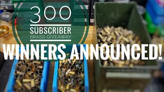 300 Subscriber Giveaway - WINNERS ANNOUNCED!
