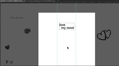 This Video Showing How to make MOM SVG Design - Part-01