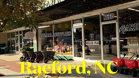 Raeford, NC, Town Center Walk & Talk - A Quest To Visit Every Town Center In NC