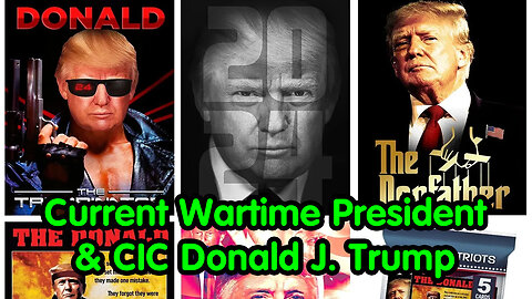 Current Wartime President & CIC Donald J. Trump by Pascal Najadi