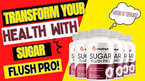 "Discover the Power of Sugar Flush Pro: Say Goodbye to High Blood Sugar and Unwanted Pounds!