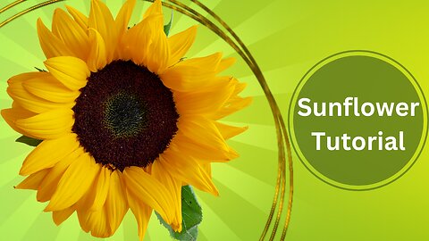 How To Make Sunflower With Flower Clay | Flower Tutorial