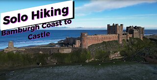 A Solo Hiking Adventure - Bamburgh Coast to Castle [4K]