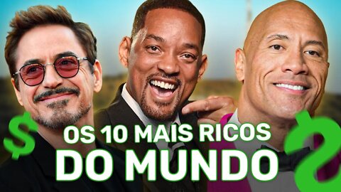 OS 10 ATORES MAIS BEM PAGOS DO MUNDO! [ATUALIZADO 2022]