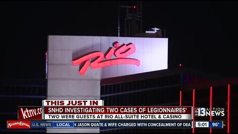 2 Rio Las Vegas guests contract Legionnaires' disease