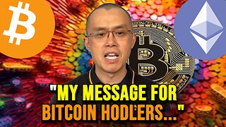 "Crypto BULL RUN May NOT Happen Again, Here's Why" | CZ Binance CEO Interview