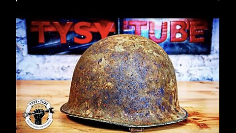 Rusty Helmet Restoration - Army Helmet