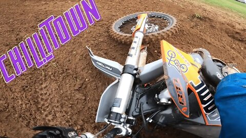 I FINALLY dropped my new KTM 450SXF for the first time ! (17.5 hours)