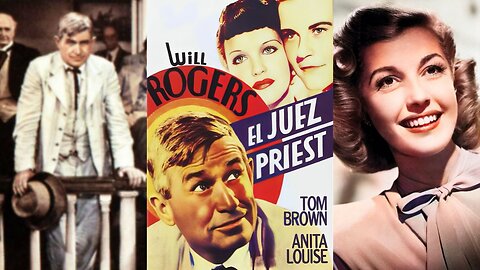 EL JUEZ PRIEST (1934) Will Rogers, Tom Brown y Anita Louise | Comedia, Romance | blanco y negro