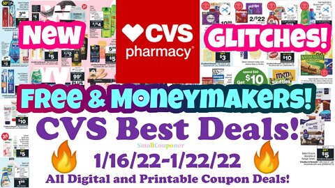 CVS Best Deals 1/16/22-1/22/22! All Digital & Printable Coupon Deals!