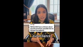 CCP Now Has AOC's Data After She Posts Her First TikTok