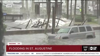 St. Augustine is experiencing flooding.