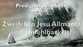 Die Beilegung eines Sturms... Zweifel an Jesu Allmacht? ❤️ Jesus Christus erläutert Matthäus 8:23-27