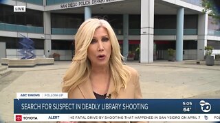 Search for suspect in deadly library shooting