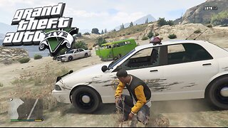 GTA 5 Police Pursuit Driving Police car Ultimate Simulator crazy chase #13