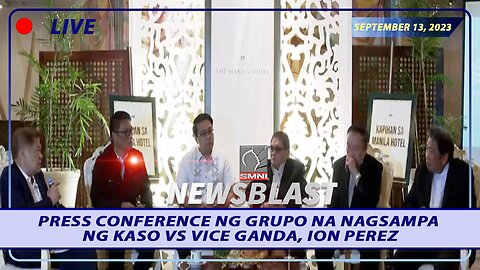 Press conference ng grupo na nagsampa ng kaso vs Vice Ganda, Ion Perez