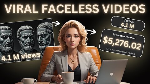 How I Make VIRAL Monetizable Faceless YouTube videos ($700/Day) FULL COURSE