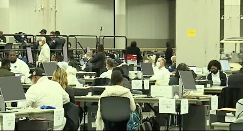 Ballot counting continues in Detroit with higher than expected turnout