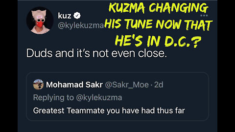 Kuzma Changing His Tune Now That He's With the Wizards? | Up in the Rafters | August 10, 2021