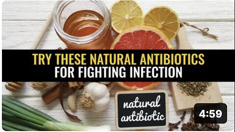 Try these natural antibiotics for fighting infection