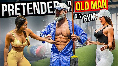 Elite Powerlifter Pretended to be an OLD MAN CLEANER - Anatoly GYM PRANK