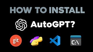 How To Install Auto GPT (AutoGPT Windows Setup Guide) But Mac Is Similar