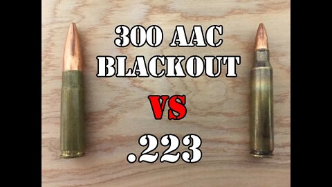 .223 vs 300 AAC Blackout... Head to Head