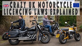 Why fewer young people ride motorcycles. The UK Licencing Laws explained and ripped apart!