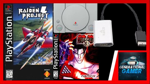 PS1 Games on PS2 Kaico Labs HDMI Adapter (Tekken 3 and Raiden Project Tested)