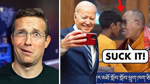 Dalai Lama Demands Kid 'SUCK MY TOUNGE' On Camera| FORCED To Apologize | Biden Approved | CREEP!