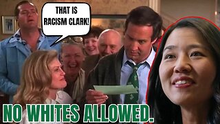 Boston Mayor Michelle Wu Has NO WHITES ALLOWED Christmas Party! THIS INSANITY MUST STOP!