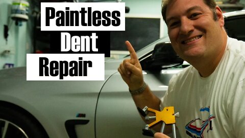 Paintless Dent Repair on a BMW 435i (F33)