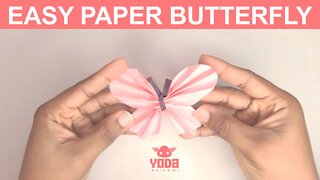 How To Make a Paper Butterfly - Easy And Step By Step Tutorial