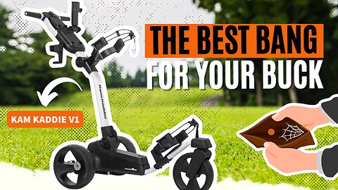 Discover the Ultimate Golfing Companion: Kam Kaddie V1 Electric Push Cart