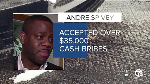 Former Detroit City Councilman Andre Spivey to be sentenced Weds. in bribery case