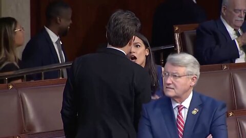 Matt Gaetz and AOC seen talking on the Floor! What could they be discussing?