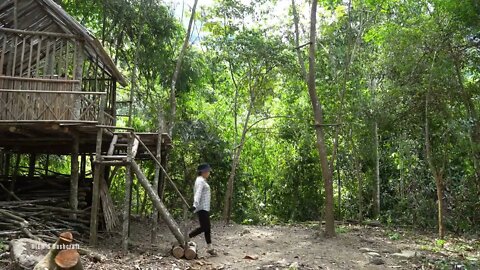 18* Build a bamboo fence around the house to set up animal traps.