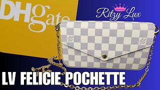 Perfect DHGATE LV Felicie Pochette DUPE w/ Link In Description