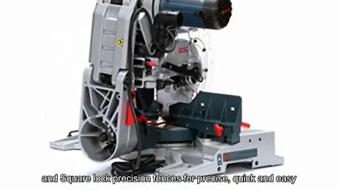 BOSCH CM10GD Compact Miter Saw - 15 Amp Corded 10 Inch Dual-Bevel Sliding Glide Miter Saw
