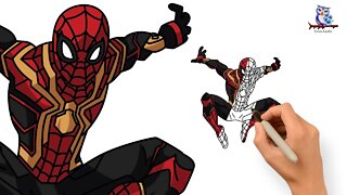 How To Draw Spider-Man No Way Home P1 - Tutorial