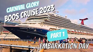 Carnival Glory Group Cruise 2023 Embarkation Day