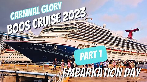 Carnival Glory Group Cruise 2023 Embarkation Day