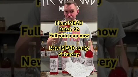 Plum MEAD! Batch 92 inspired by South Africa! New MEAD every Saturday. #mead #southafrica #honeywine