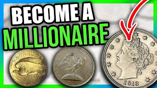 5 COINS THAT WILL MAKE YOU A MILLIONAIRE - MOST EXPENSIVE COINS WORTH MONEY!!